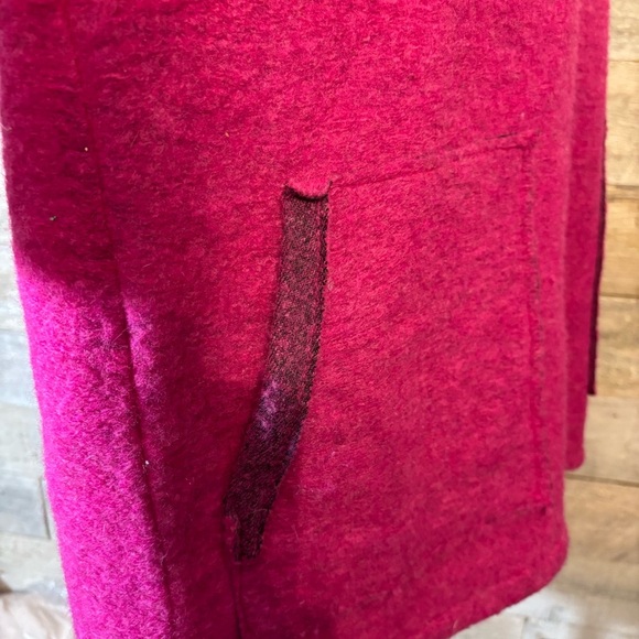 Le Nove Caposhie women’s fuchsia hooded zip up jacket in one size made in Italy - Picture 7 of 9